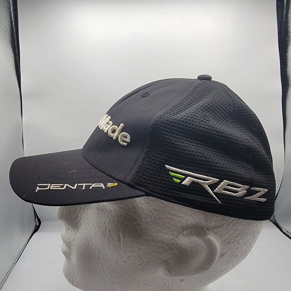 Taylormade Penta R11s Adults Hat Adjustable Black RBZ Lightweight Golf Cap - Picture 2 of 9